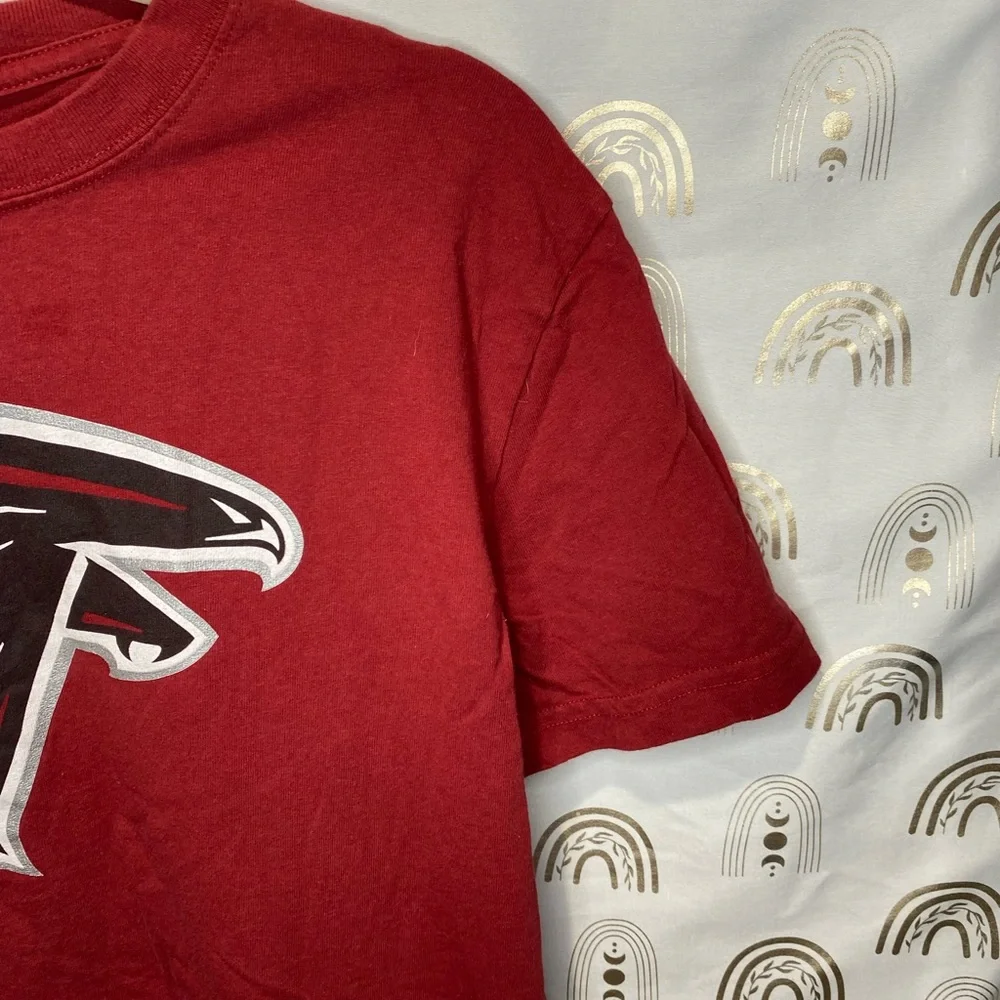 Adidas Red Short Sleeve Atlanta Falcons Tee